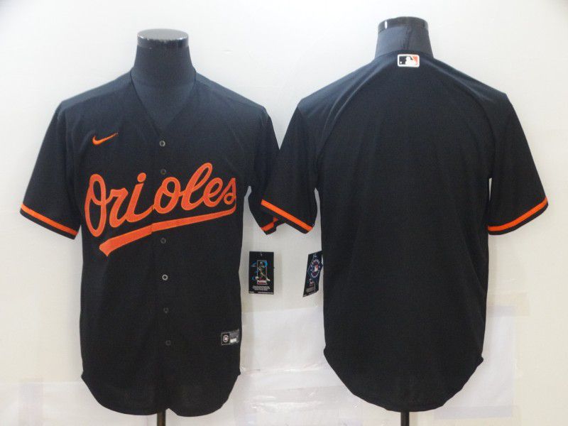 Cheap Men Baltimore Orioles Blank Black Game Nike MLB Jerseys